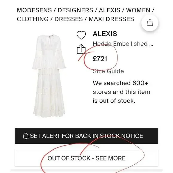 $910 ALEXIS Hedda Embellished Eyelet Maxi Dress Gown Sz XS Boho Bridal R… - Picture 2 of 16